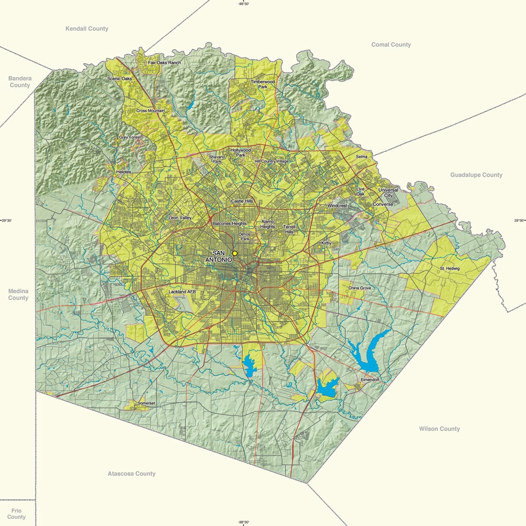 1-Site Offers Gis Resources For Texas Counties - Texas Gis Map