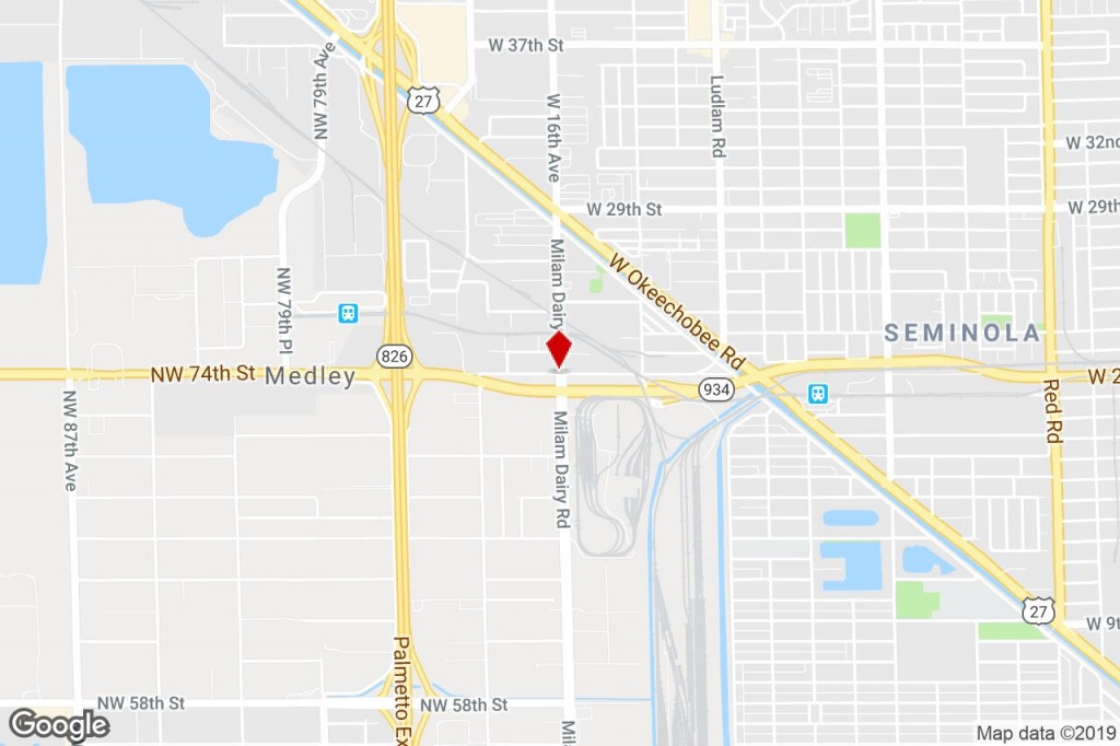 10801 - 11199 Nw 122Nd St, Medley, Fl, 33178 - Warehouse Property - Medley Florida Map