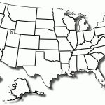 1094 Views | Social Studies K 3 | State Map, Map Outline, Blank   Map Of The Us States Printable