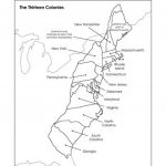 13 Colonies Blank Map Free Printable Pdf Labeled   13 Colonies Blank Map Printable