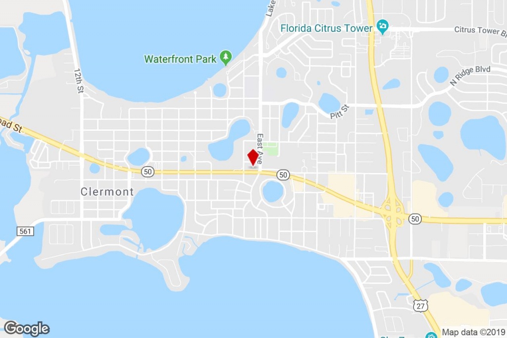 150 W Highway 50, Clermont, Fl, 34711 - Freestanding Property For - Google Maps Clermont Florida