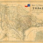1849 Map Of Texas Old Texas Map Texas Map Of Texas Vintage | Etsy   Texas Map Framed Art