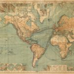 1863 World Map   Vintage World Map Printable