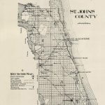 1914 Map Of Saint Johns County Florida Saint Augustine | Etsy   Map Of St Johns County Florida