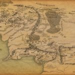 1920X1080 The Map Of Middle Earth Wallpaper | Art In 2019 | Middle   Printable Lord Of The Rings Map