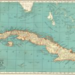 1940 Antique Cuba Map Vintage Map Of Cuba Gift Gallery Wall Art   Printable Map Of Cuba