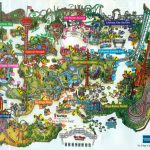 2001 Six Flags Magic Mountain Map & Guide – The Coaster Guy   Six Flags Map California 2018