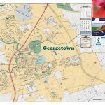 2018 Edition Map Of Georgetown, Tx   Georgetown Texas Map