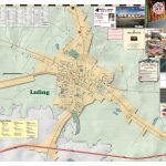 2018 Edition Map Of Luling, Tx   Luling Texas Map