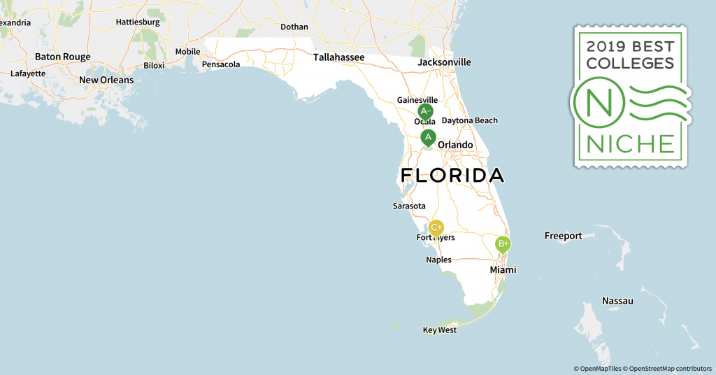 2019 Best Colleges In Florida - Niche - I Want A Map Of Florida