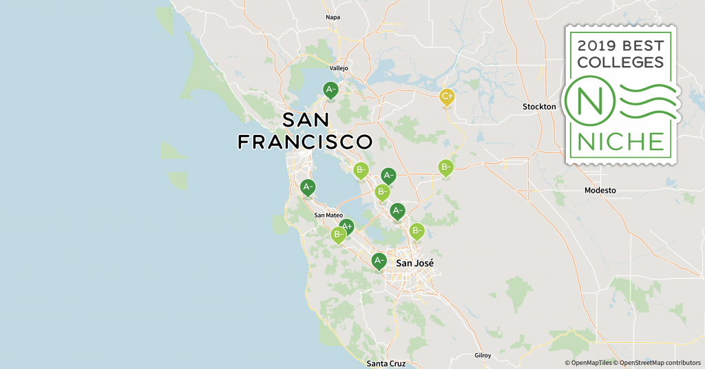 2019 Best Colleges In San Francisco Bay Area - Niche - San Bruno California Map