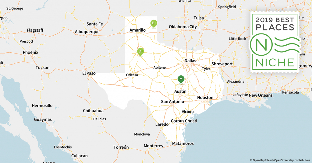 2019 Best Places To Live In Texas - Niche - Live Map Of Texas