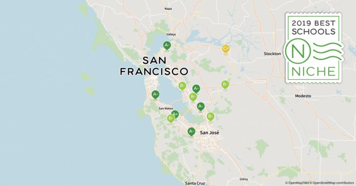 California School District Rankings Map