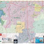 2019 Edition Map Of Crowley, Tx   Crowley Texas Map