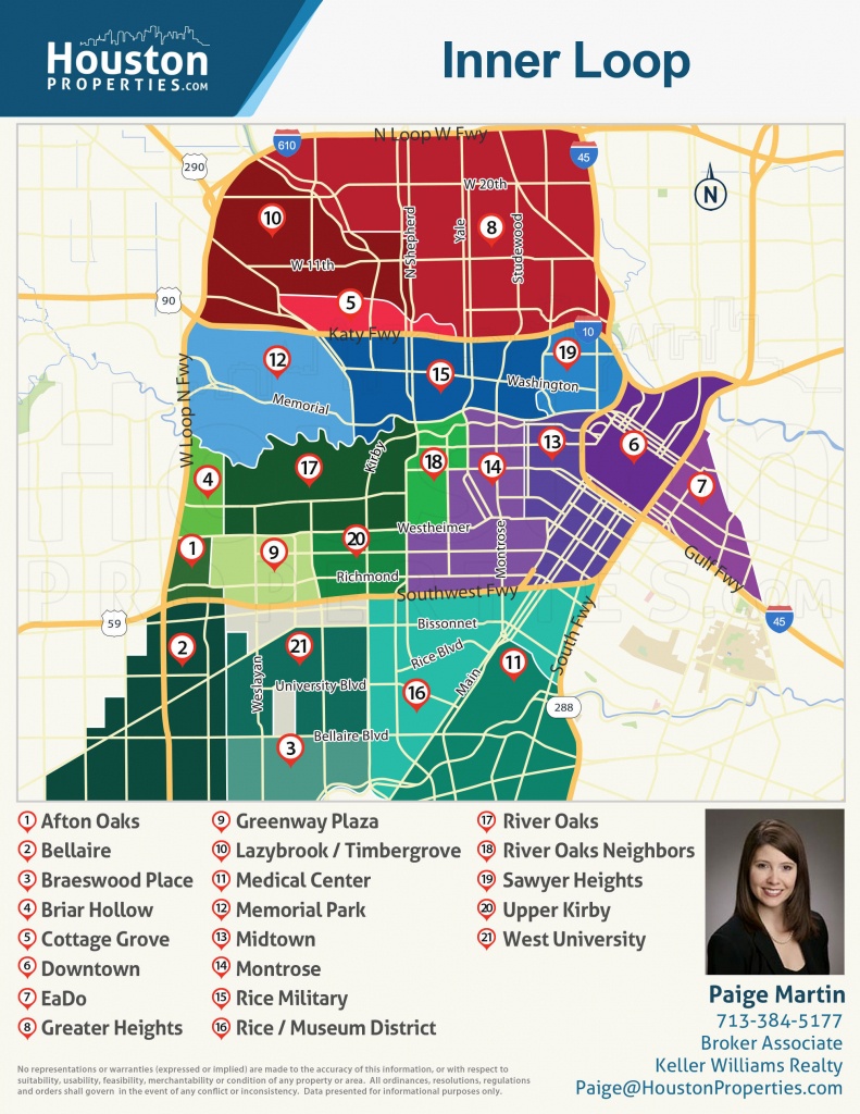 2019 Update: Houston Neighborhoods | Houston Map, Real Estate, Homes - Show Me Houston Texas On The Map