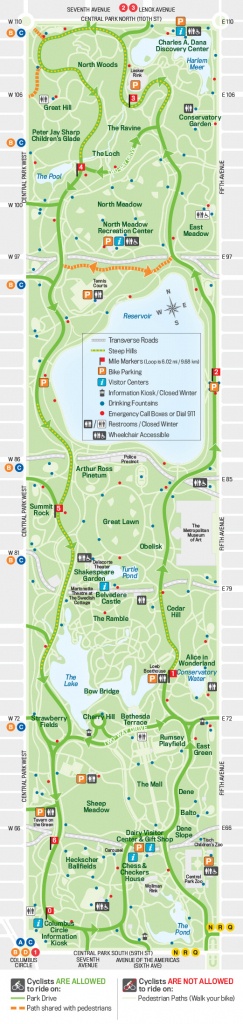 27 Things To Do In Central Park | Free Toursfoot - Nyc Walking Map Printable