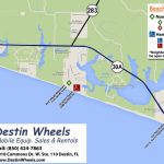 30A & Destin Beach Access   Destin Wheels Rentals In Destin, Fl   Map Of Destin Florida Area