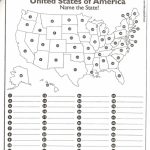50 States Map | 50 State Marathon Calendars Map | Homeschool   Us Map Test Printable