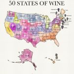 50 States Of Wine (Map) | Wine Folly   Texas Wine Trail Map
