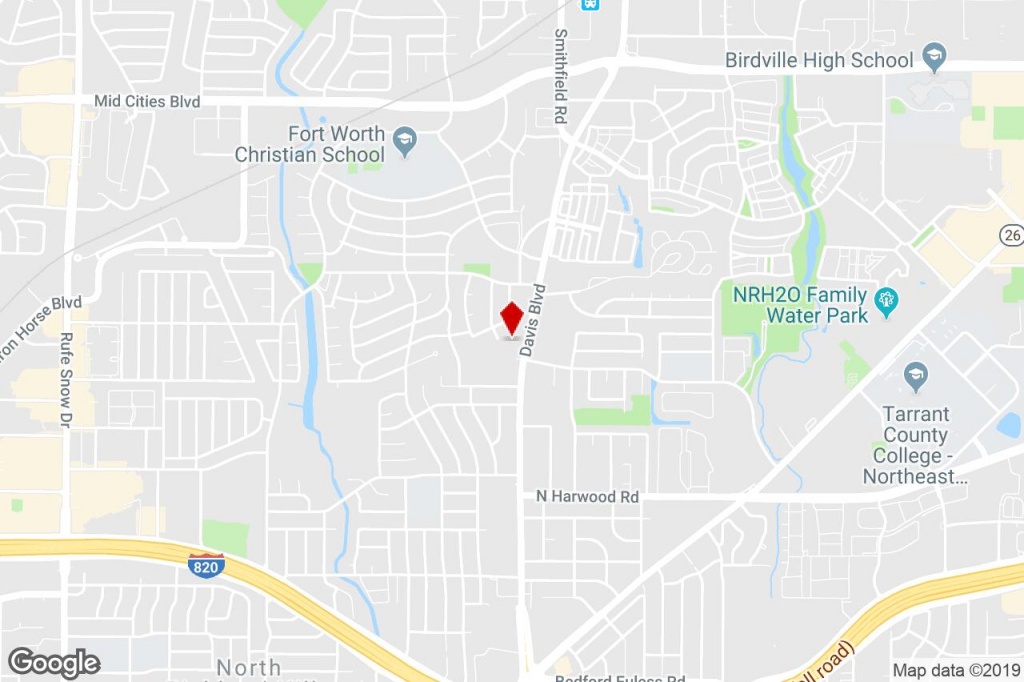 5587 Davis Blvd, North Richland Hills, Tx, 76180 - Property For - North Richland Hills Texas Map