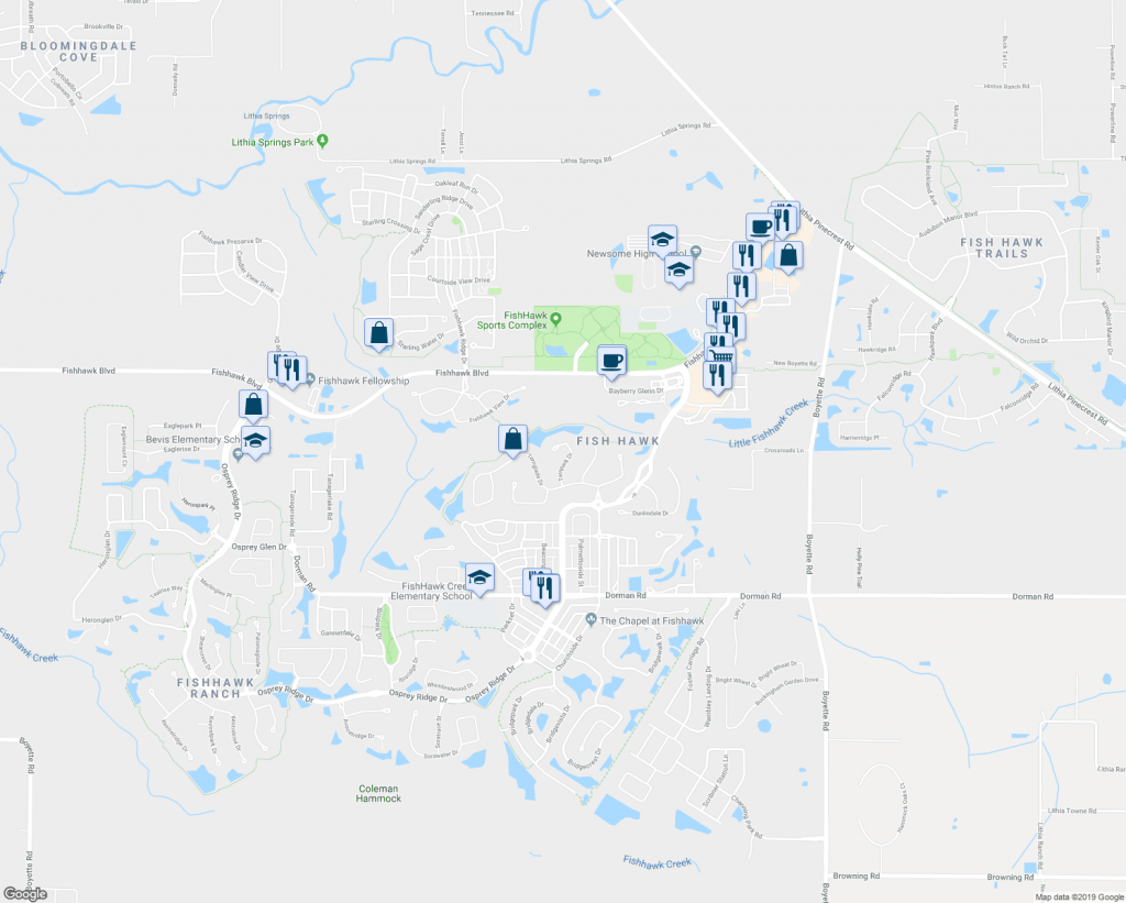 5711 Ternpark Drive, Lithia Fl - Walk Score - Lithia Florida Map
