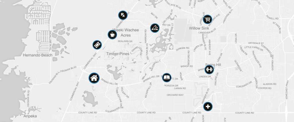 6093 Ashland Dr Spring Hill, Fl 34606 | Rp Funding | Florida Mortgages - Map Showing Spring Hill Florida
