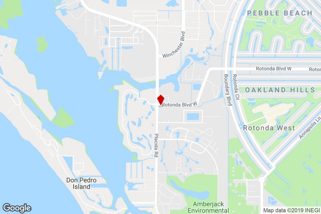 699 Rotonda Blvd W, Rotonda West, Fl, 33947 - Bank Property For Sale - Rotonda Florida Map
