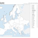 7 Printable Blank Maps For Coloring Activities In Your Geography   Europe Map Puzzle Printable