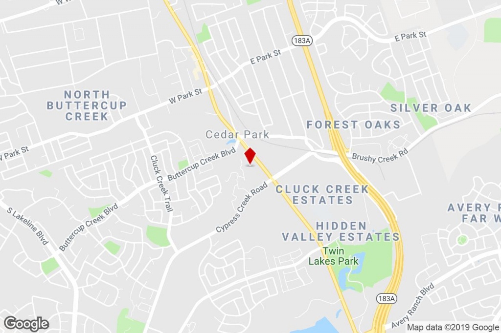 753 S Bell Blvd, Cedar Park, Tx, 78613 - Commercial Property For - Cedar Park Texas Map