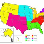 8 Regions Of The United States Map And Travel Information | Download   Map Of The United States By Regions Printable