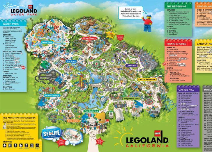 Southern California Theme Parks Map