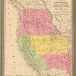 A New Map Of The State Of California, The Territories Of Oregon   California Territory Map