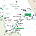 A Quick Overview Map Of Glacier National Park   My Yellowstone Park   Printable Map Of Glacier National Park