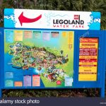 A Sign In Legoland Showing A Map Of The Theme Park Part Of The Lego   Legoland Florida Park Map