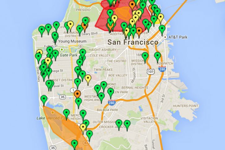 California Power Outage Map