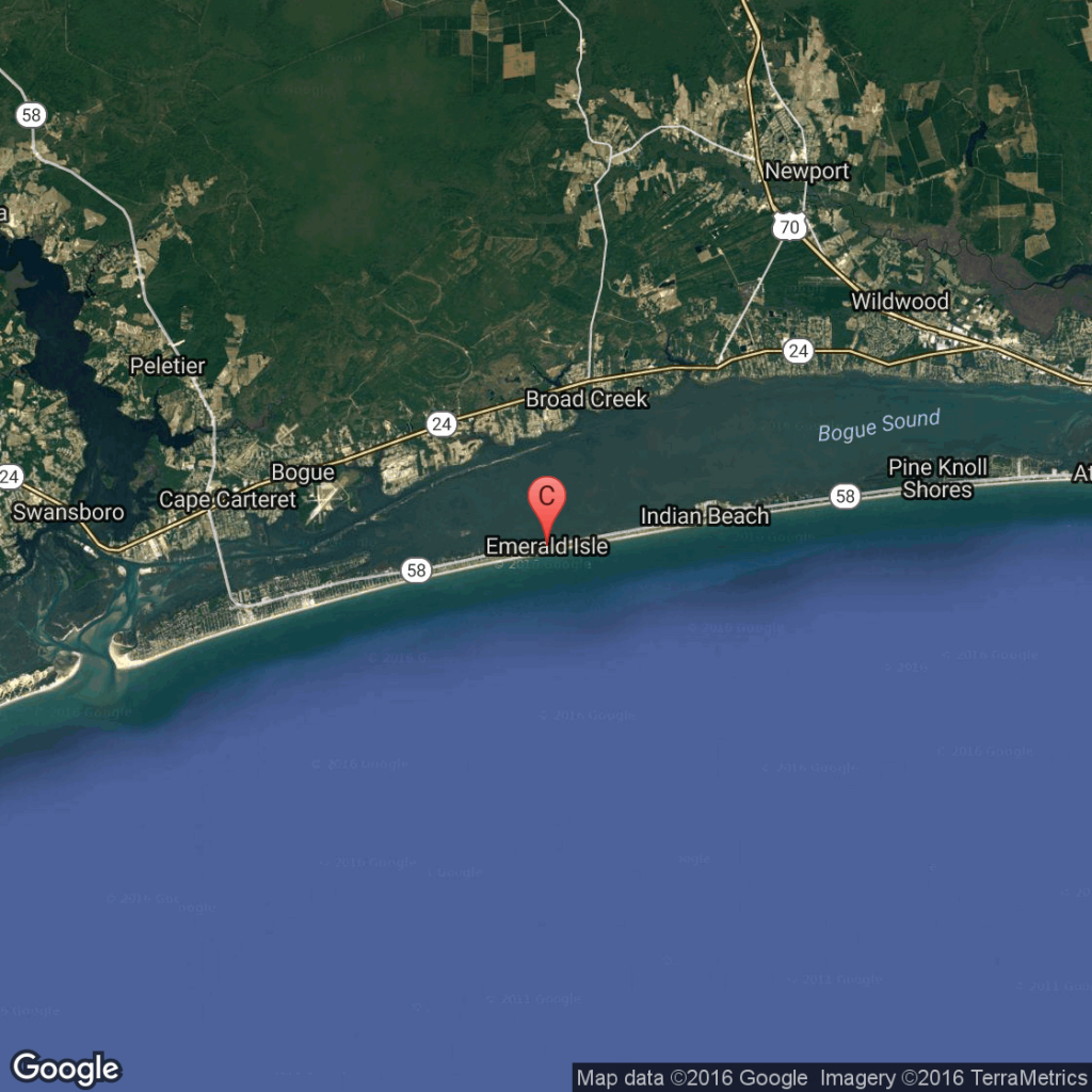 Airports Near Emerald Isle, North Carolina | Usa Today - Emerald Isle Florida Map