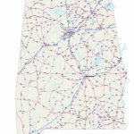 Alabama Maps   Free Printable Alabama Road Maps   Printable Map Of Alabama
