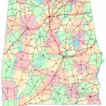 Alabama Printable Map   Alabama State Map Printable