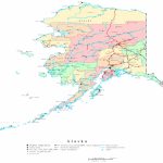 Alaska Printable Map   Printable Map Of Alaska