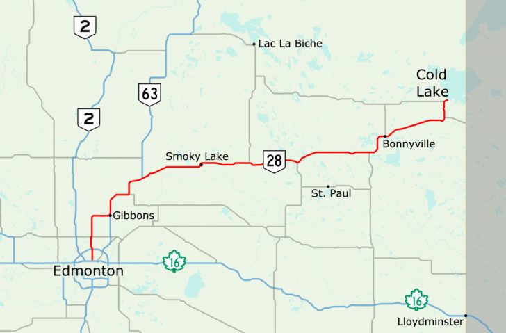 Printable Alberta Road Map