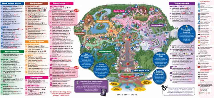 Printable Maps Of Disney World Theme Parks
