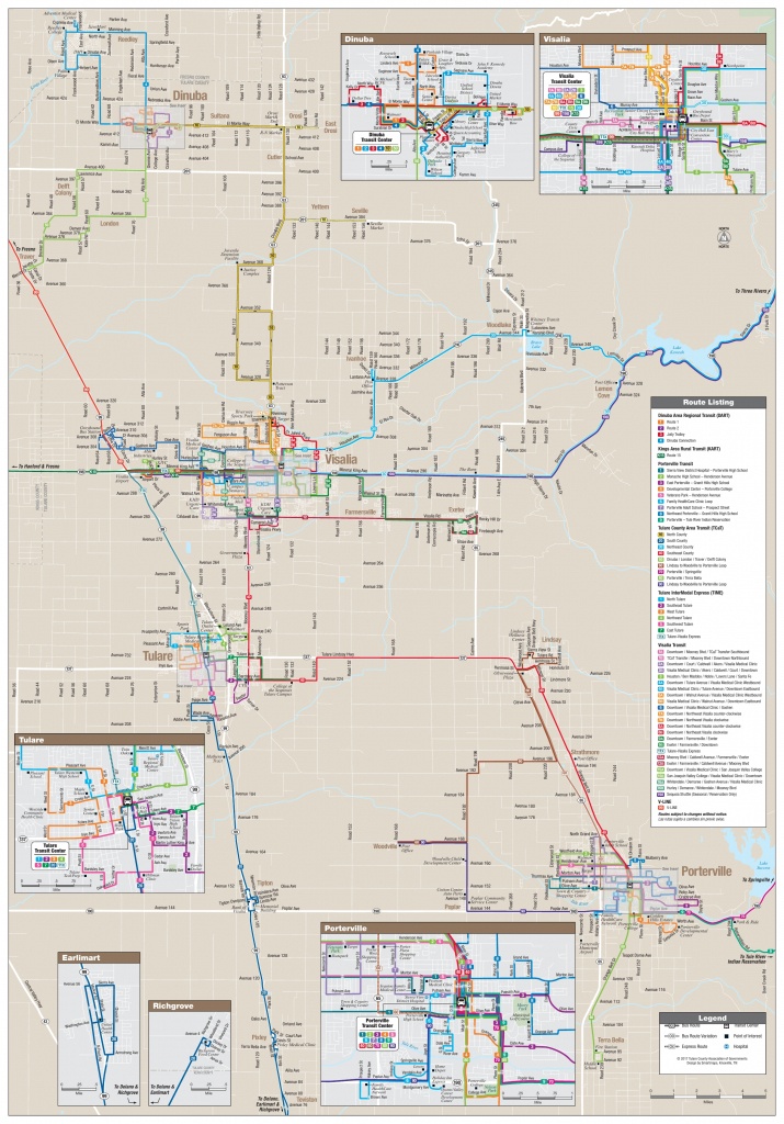 All Tulare County Bus Route Maps, Schedules, And Timetables | Tcag - Greyhound Route Map California