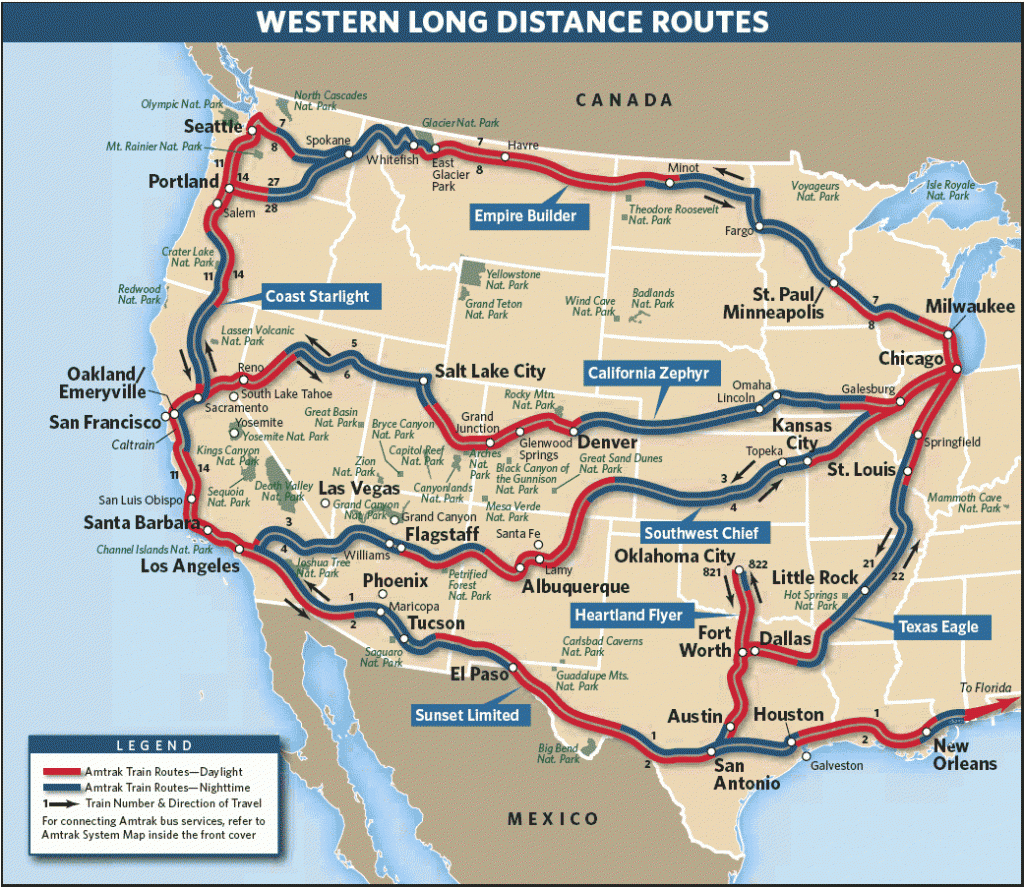Amtrak Route Map | Vacation Ideas In 2019 | Amtrak Train Travel - Amtrak Stops In California Map