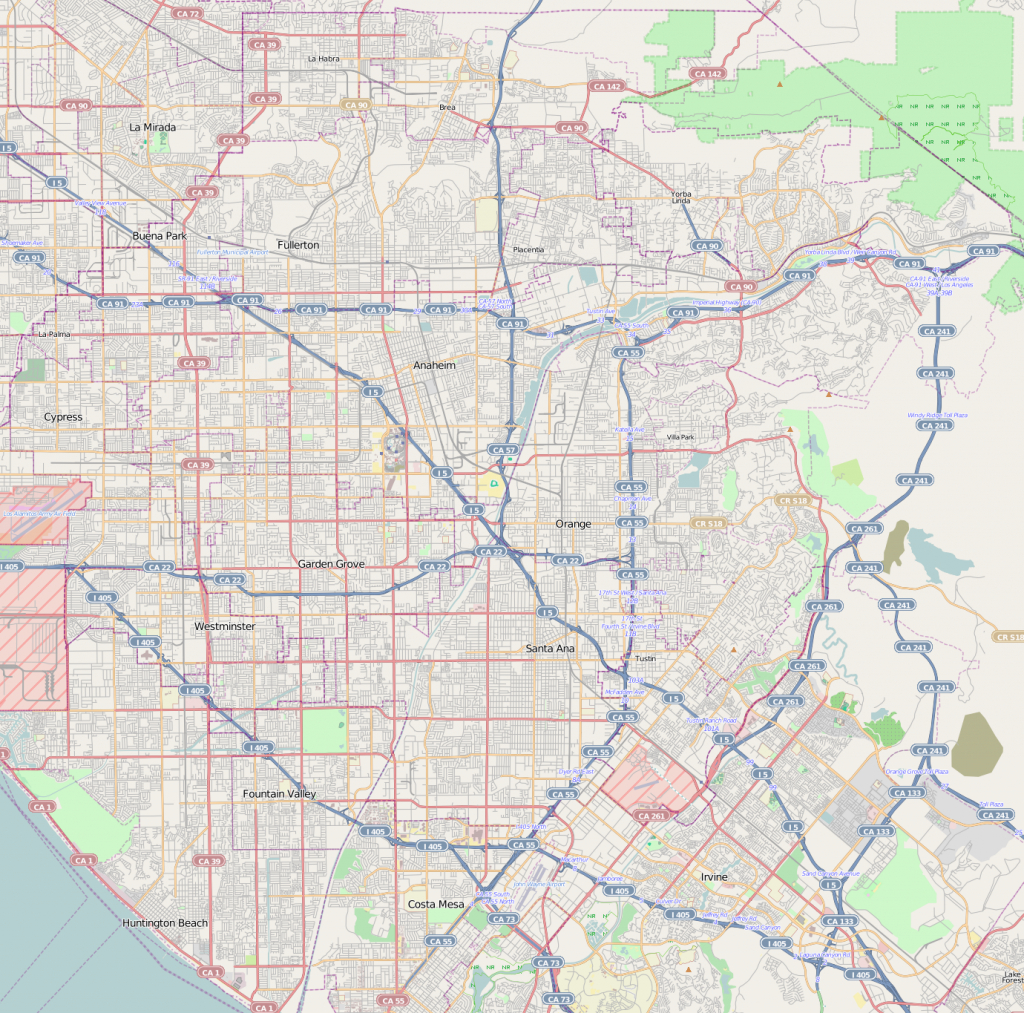 Anaheim Resort - Wikipedia - Map Of California Anaheim Area