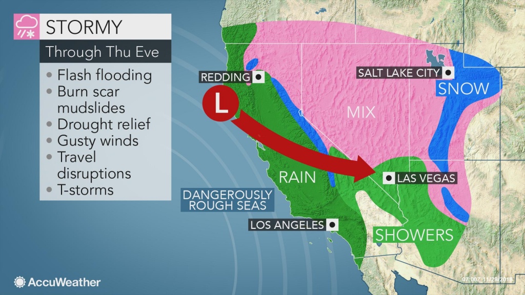 Another Disruptive Storm Has Its Sights Set On The West Coast This Week - Northern California Radar Map