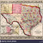 Antique Texas Map Stock Photos & Antique Texas Map Stock Images   Alamy   Antique Texas Map Reproductions