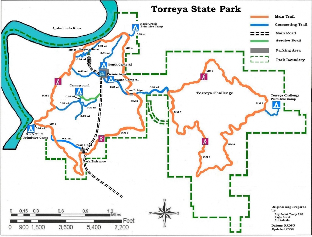 Apalachicola National Forest Campgrounds | Map Of Torreya State Park - Florida State Rv Parks Map