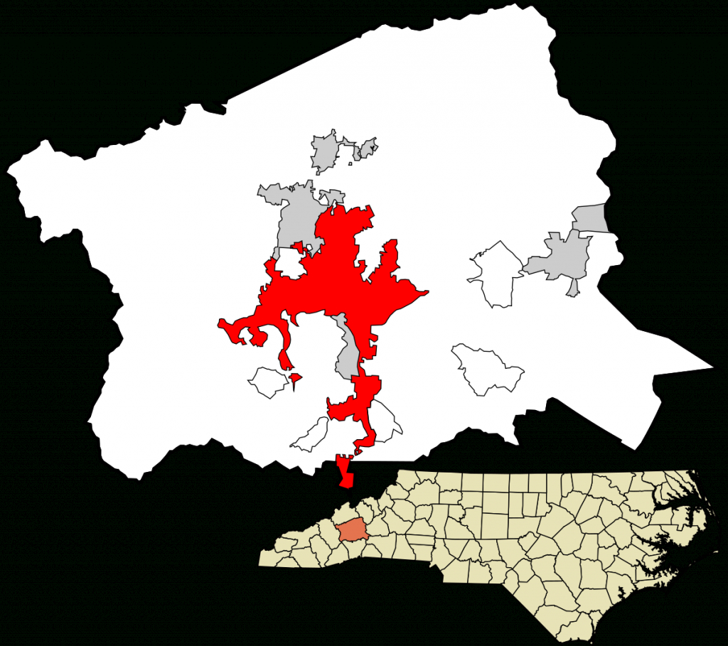 Asheville, North Carolina - Wikipedia - Printable Map Of Asheville Nc