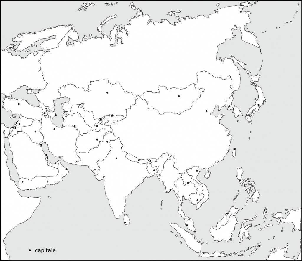 Asia Political Map Blank And Travel Information | Download Free Asia - Free Printable Map Of Asia