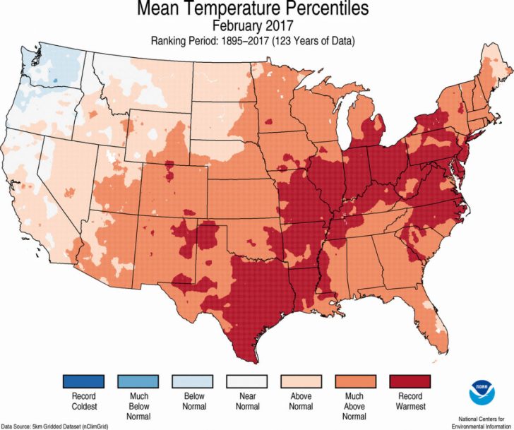 Texas Temperature Map